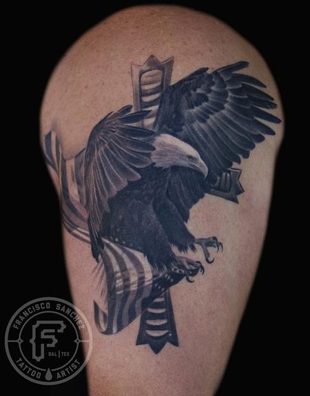Tattoos - bald eagle tattoo - 72505
